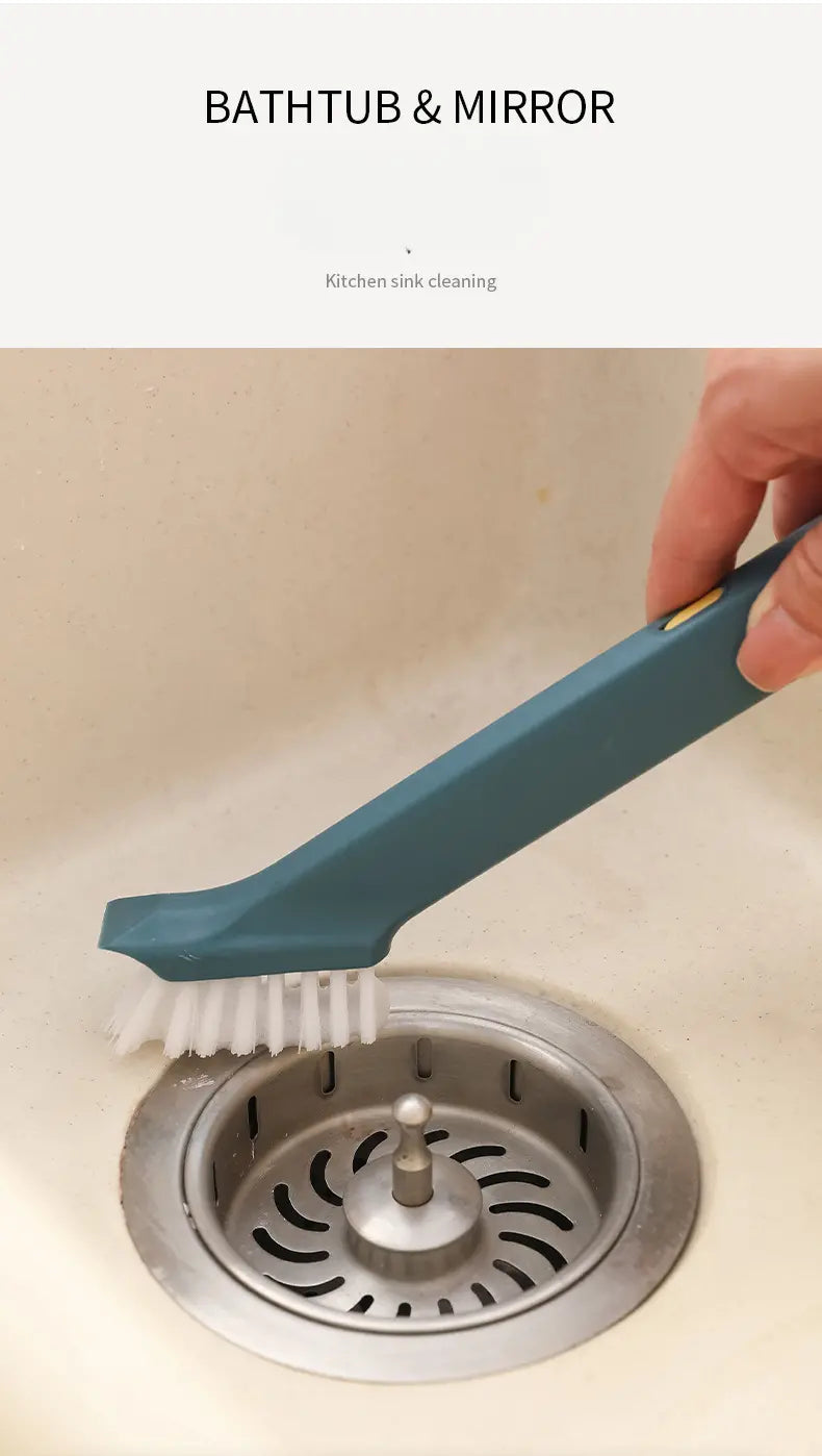 Brosse 2 en 1 avec pince à épiler pour le nettoyage de la cuisine